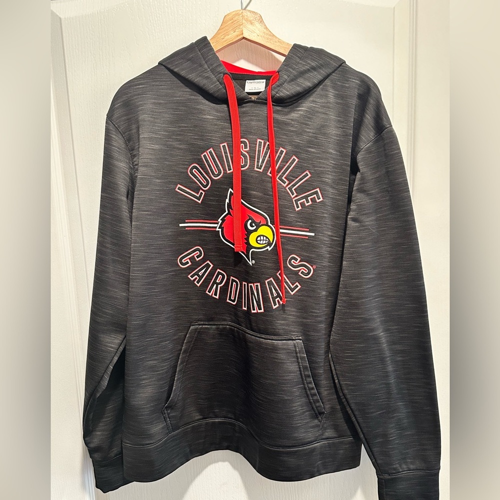 University of Louisville Cardinals Logo Pullover Hoodie - Size: Large